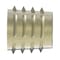 Zoro Select Hex Drive Threaded Insert, No. 10-32 Int Thrd Sz, 25/64 in L, 3/8 in Dia., Zinc Alloy, Plain, 50 PK 801032-10-PK50 - alternate 4