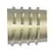 Zoro Select Hex Drive Threaded Insert, No. 10-24 Int Thrd Sz, 25/64 in L, 3/8 in Dia., Zinc Alloy, Plain, 50 PK 801024-10-PK50 - alternate 4