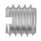 Zoro Select Standard Wall Self Locking Thread Insert, No. 8-32 Int Thrd Sz, 18-8 Stainless Steel EZ-303-008 - alternate 4