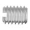 Zoro Select Thin Wall Self Locking Thread Insert, M5-0.80 Int Thrd Sz, Steel, 5 PK 319-M5-PK5 - alternate 3