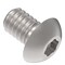 Zoro Select No. 8-32 x 1/4 in Torx Button Standard Machine Screw, Unfinished A286 Stainless Steel ZBM174-286 - alternate 3