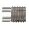 Zoro Select Key Locking Thread Insert, Extra Heavy Wall, 4 Key, 7/16"-14 Int Thd Sz, 11/16"-11 Ext Thd Sz, 10 PK 217-076337 - alternate 3
