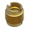 Zoro Select Knife Thread Insert, M10-1.50 Int Thrd Sz, 15.875 mm L, 12.7 mm Dia., Brass, Plain EZ-400-M10 - alternate 1