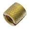 Zoro Select Press Insert, No. 10-32 Int Thrd Sz, 1/4 in L, 17 in Dia., Brass, Plain, PK25 240-332-BR.250-PK25 - alternate 4
