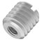 Zoro Select Standard Wall Self Locking Thread Insert, No. 10-32 Int Thrd Sz, Steel EZ-329-332 - alternate 3
