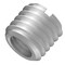 Zoro Select Standard Wall Self Locking Thread Insert, M10-1.25 Int Thrd Sz, 18-8 Stainless Steel EZ-653-10F - alternate 4