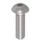Zoro Select No. 4-40 x 3/8 in Torx Button Standard Machine Screw, Unfinished A286 Stainless Steel ZBM108-286 - alternate 1