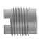 Zoro Select Knife Thread Insert, 1/4"-28 Int Thrd Sz, 1/2 in L, 3/8 in Dia., 18-8 Stainless Steel, Plain, 10 PK 400-428-CR-PK10 - alternate 4