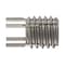 Zoro Select Key Locking Thread Insert, Thin Wall, 4 Keys, 1/4"-28 Int Thrd Sz, 3/8"-16 Ext Thrd Sz, 10 PK 217-076522 - alternate 4