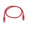 Monoprice Ethernet Cable, Cat 6, Red, 2 ft. 9830 - alternate 3