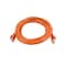 Monoprice Ethernet Cable, Cat 6, Orange, 10 ft. 9870 - alternate 2