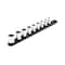 Tekton 3/8 Inch Drive 12-Point Socket Set with Rail, 9-Piece (5/16-3/4 in.) SHD91103 - alternate 1