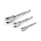 Tekton 1/4, 3/8, 1/2 Inch Drive Flex Head Quick-Release Ratchet Set, 3-Piece (6, 8, 10-1/2 in.) SRH92103 - alternate 1