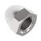 Zoro Select Low Crown Cap Nut, 7/16"-20, 18-8 Stainless Steel, Plain, 0.688 in H, 5 PK CPB247 - alternate 1