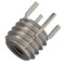 Zoro Select Key Locking Thread Insert, Heavy Wall, 4 Keys, No. 10-24 Int Thrd Sz, 3/8"-16 Ext Thrd Sz, 10 PK 217-077301 - alternate 3