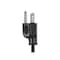 Monoprice SVT Power Cord Cable, 3 Conductor, 10 ft., 18 AWG, 18/3, Black, PVC, NEMA 5-15P, 10 ft 5280 - alternate 4