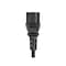 Monoprice SVT Power Cord Cable, 3 Conductor, 10 ft., 18 AWG, 18/3, Black, PVC, NEMA 5-15P, 10 ft 5280 - alternate 6