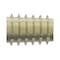 Zoro Select Hex Drive Threaded Insert, M4-0.70 Int Thrd Sz, 10 mm L, 7.391 mm Dia., Zinc Alloy, Plain, 50 PK 800407-10-PK50 - alternate 3