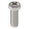 Zoro Select Thread Cutting Screw, M3 x 10 mm, Zinc Plated Steel Fillister Head Phillips Drive, 500 PK M67150.030.0010 - alternate 1
