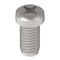 Zoro Select Thread Cutting Screw, M5 x 12 mm, Zinc Plated Steel Fillister Head Phillips Drive, 250 PK M67150.050.0012 - alternate 1