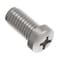 Zoro Select Thread Cutting Screw, M5 x 12 mm, Zinc Plated Steel Fillister Head Phillips Drive, 250 PK M67150.050.0012 - alternate 4