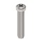 Zoro Select Thread Cutting Screw, M5 x 30 mm, Zinc Plated Steel Fillister Head Phillips Drive, 250 PK M67150.050.0030 - alternate 1