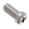 Zoro Select Thread Cutting Screw, M6 x 15 mm, Zinc Plated Steel Fillister Head Phillips Drive, 100 PK M67150.060.0015 - alternate 4