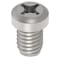 Zoro Select Thread Cutting Screw, M6 x 10 mm, Zinc Plated Steel Fillister Head Phillips Drive, 100 PK M67150.060.0010 - alternate 1