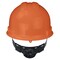 Radians Hard Hat, HDPE, 6 Point Ratchet, Type 1, Class E, Orange GHR6-ORANGE - alternate 4