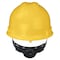 Radians Hard Hat, HDPE, 6 Point Ratchet, Type 1, Class E, Yellow GHR6-YELLOW - alternate 2