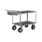 Little Giant Utility Cart, 12 ga. Steel/Vinyl (Shelf), 1200 lb Load Capacity, 39" H GL24489PMWSP - alternate 1