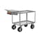Little Giant Utility Cart, 12 ga. Steel/Vinyl (Shelf), 1200 lb Load Capacity, 39" H GL24489PMWSP - alternate 3