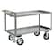 Little Giant Raised Handle Utility Cart, Steel, 2400 lb Load Capacity, 2 Shelves, 65 1/2 in L, 30 in W, 36 in H GL30608MRFL - alternate 6