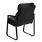 Flash Furniture Contemporary Executive Side Reception Chair, Black Back, 24 in W 26" L 36" H, Curved Padded GO-1156-BK-LEA-GG - alternate 8