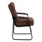 Flash Furniture Contemporary Executive Side Reception Chair, Brown Back, 24 in W 26" L 36" H, Curved Padded GO-1156-BN-GG - alternate 9