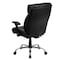 Flash Furniture Hercules Office Chair, Black Back, 29 in W 29" L 45-1/2" H, Adjustable Padded, Leather Seat GO-1235-BK-LEA-A-GG - alternate 5