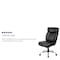 Flash Furniture Executive Chair, Black Seat, Leather Back GO-1235-BK-LEA-GG - alternate 5