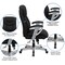 Flash Furniture Hercules Office Chair, Black Back, 30 in W 31" L 48-1/2" H, Height and Width Adjustable Padded GO-1534-BK-FAB-GG - alternate 6