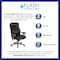 Flash Furniture Hercules Office Chair, Black Back, 30 in W 31" L 48-1/2" H, Height and Width Adjustable Padded GO-1534-BK-LEA-GG - alternate 7