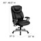 Flash Furniture Hercules Office Chair, Black Back, 30 in W 31" L 48-1/2" H, Height and Width Adjustable Padded GO-1534-BK-LEA-GG - alternate 2