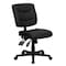 Flash Furniture Leather Task Chair, 22 1/4-, No Arm, Back, Seat, Frame: Black GO-1574-BK-GG - alternate 7
