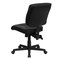 Flash Furniture Leather Task Chair, 22 1/4-, No Arm, Back, Seat, Frame: Black GO-1574-BK-GG - alternate 4