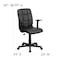 Flash Furniture Vinyl Contemporary Chair, 16-3/4" to 21-3/4, Fixed Arms, Black GO-1691-1-BK-A-GG - alternate 5