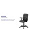 Flash Furniture Vinyl Contemporary Chair, 16-3/4" to 21-3/4, Fixed Arms, Black GO-1691-1-BK-A-GG - alternate 4