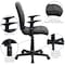 Flash Furniture Vinyl Contemporary Chair, 16-3/4" to 21-3/4, Fixed Arms, Black GO-1691-1-BK-A-GG - alternate 7