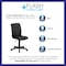 Flash Furniture Vinyl Contemporary Chair, 16-3/4" to 21-3/4, Black GO-1691-1-BK-GG - alternate 5