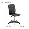 Flash Furniture Vinyl Contemporary Chair, 16-3/4" to 21-3/4, Black GO-1691-1-BK-GG - alternate 6
