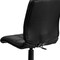 Flash Furniture Vinyl Contemporary Chair, 16-3/4" to 21-3/4, Black GO-1691-1-BK-GG - alternate 2