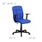 Flash Furniture Metal Contemporary Chair, 16-3/4" to 21-3/4, Fixed Arms, Blue GO-1691-1-BLUE-A-GG - alternate 5