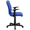 Flash Furniture Metal Contemporary Chair, 16-3/4" to 21-3/4, Fixed Arms, Blue GO-1691-1-BLUE-A-GG - alternate 9
